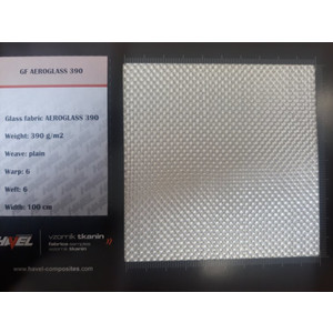 Стеклоткань 390 г/м&sup2; (AeroGlass&reg;, plain weave) ширина 100 см
