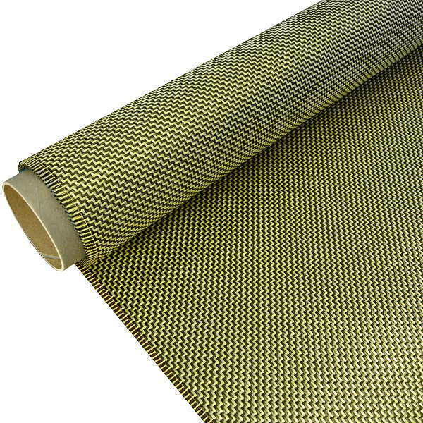 Карбон-Арамидная ткань 205 г/м² (twill weave) 100 см