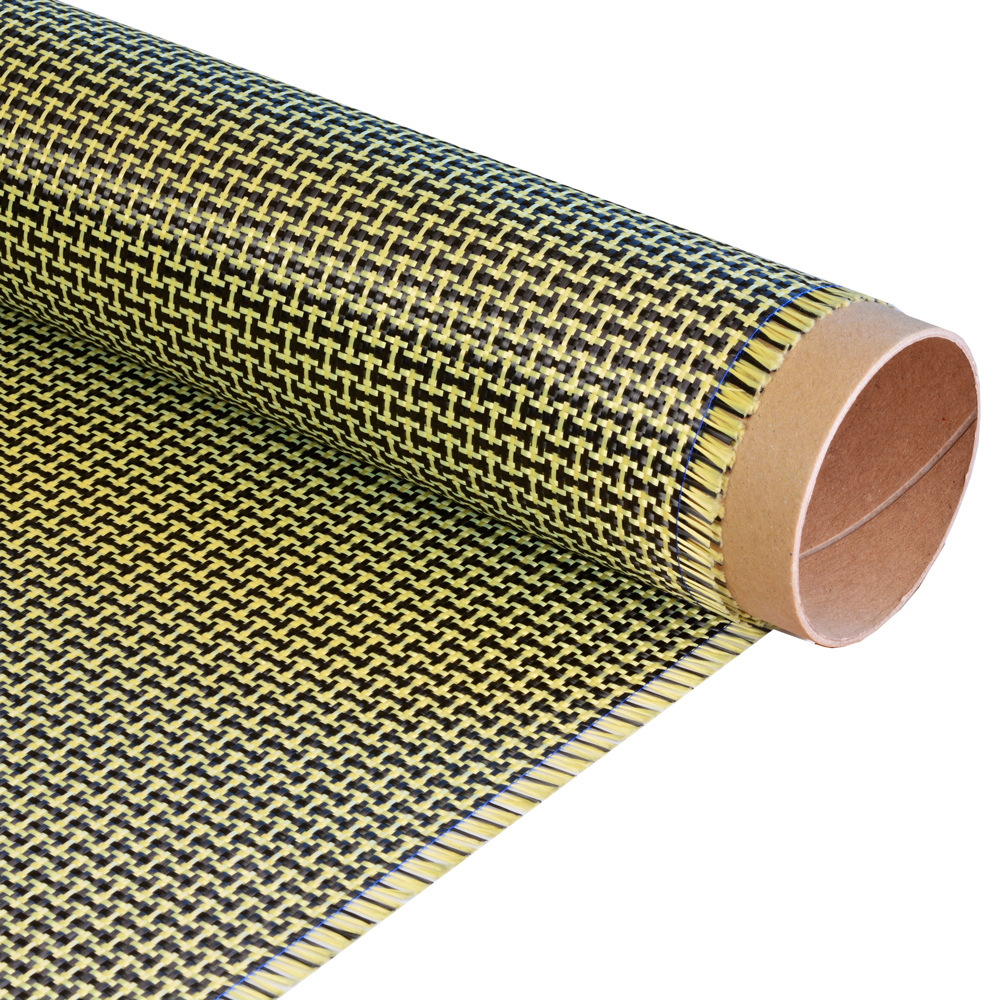 Карбон-Арамидная ткань 164 г/м² (plain weave) 100 см