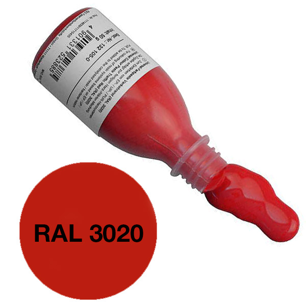 Универсальная колеровочная паста - транспортный красный (RAL 3020)