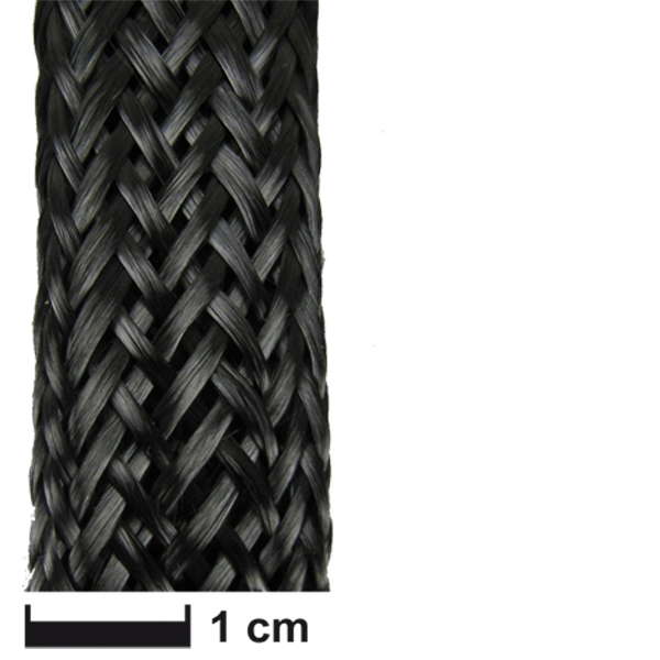 Углеродный рукав плетеный Ø 18 мм