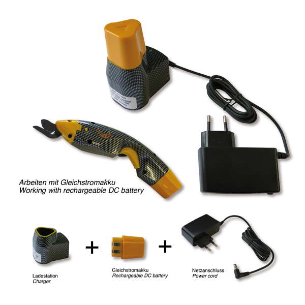 Электрические ножницы с микро-зубчатыми режущими головками EC-Cutter