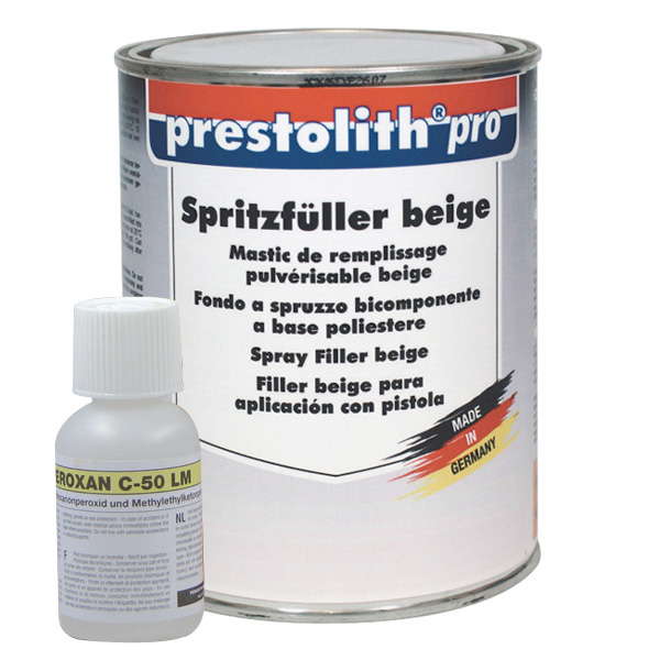 Шпаклевка для распыления Prestolith pro, бежевая / 1,5 кг