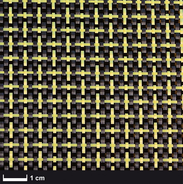 Карбон-Арамидная ткань 175 г/м² (plain weave) 120 см